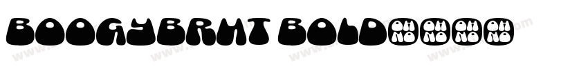 BoogyBrut Bold字体转换